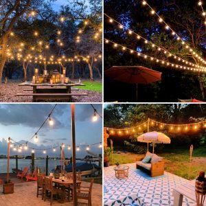outdoor string light ideas for backyard and patio - outdoor string lights