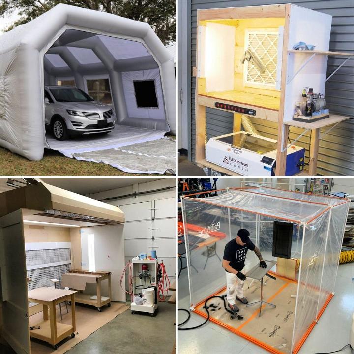 DIY Paint Booth Ideas
