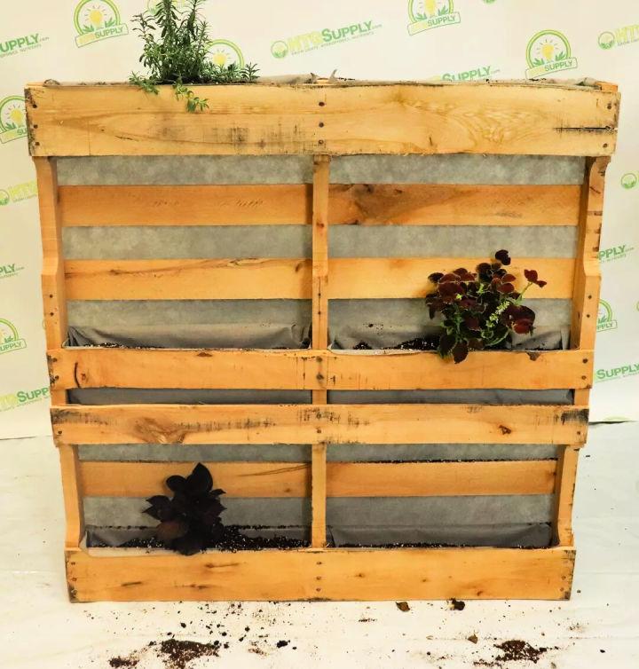 DIY Pallet Herb Garden