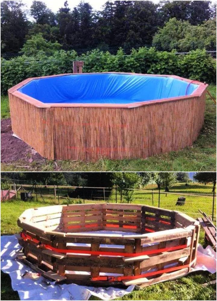 DIY Pallet Swimming Pool