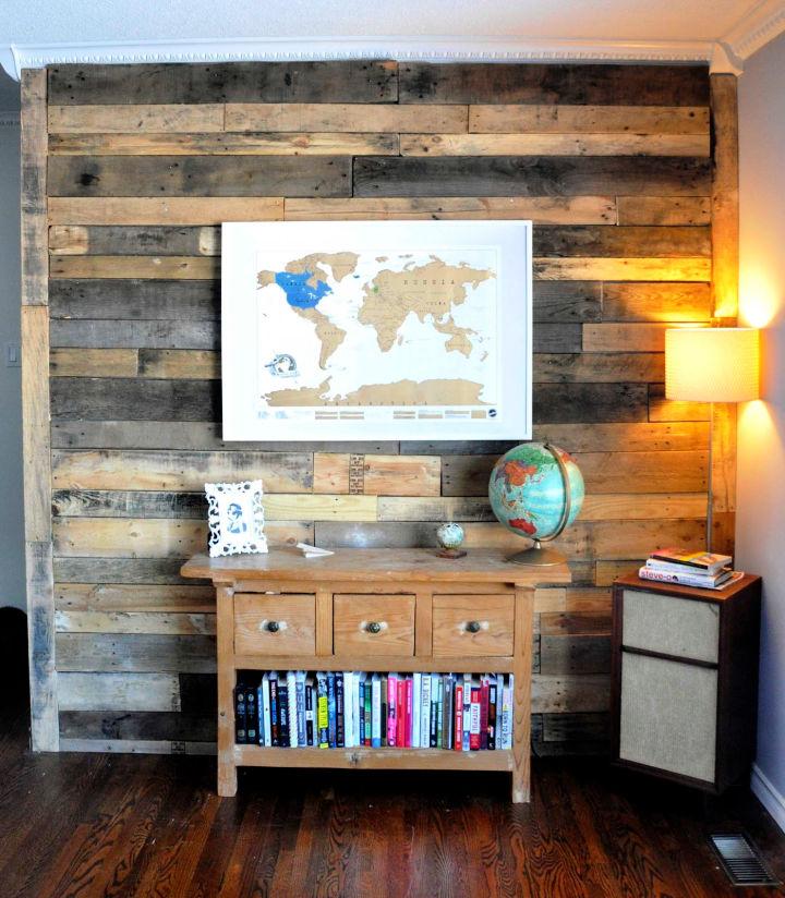 DIY Pallet Wall For 0