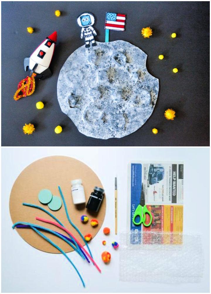 DIY Paper Mache Moon