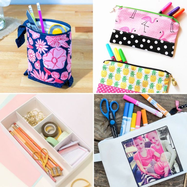 25 DIY Pencil Holder Ideas to Organize Your Desk - Blitsy