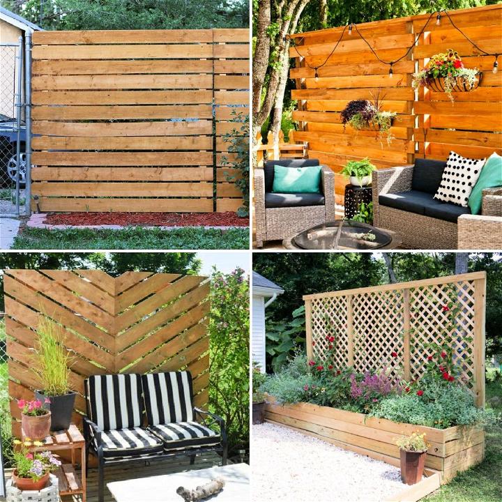 DIY Privacy Fence Ideas