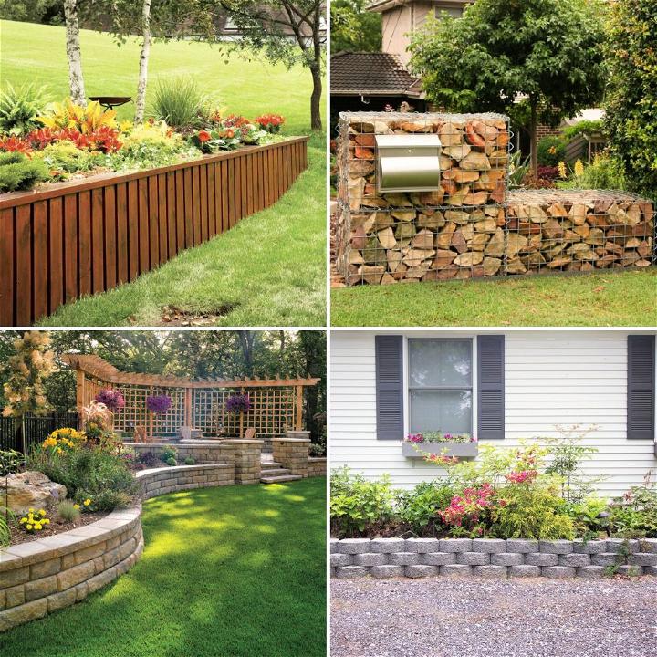 affordable retaining wall ideas