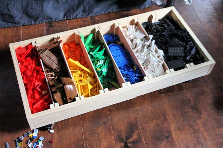 DIY Rolling Lego Sorter