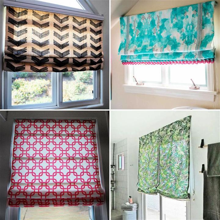 DIY Roman Shade Ideas