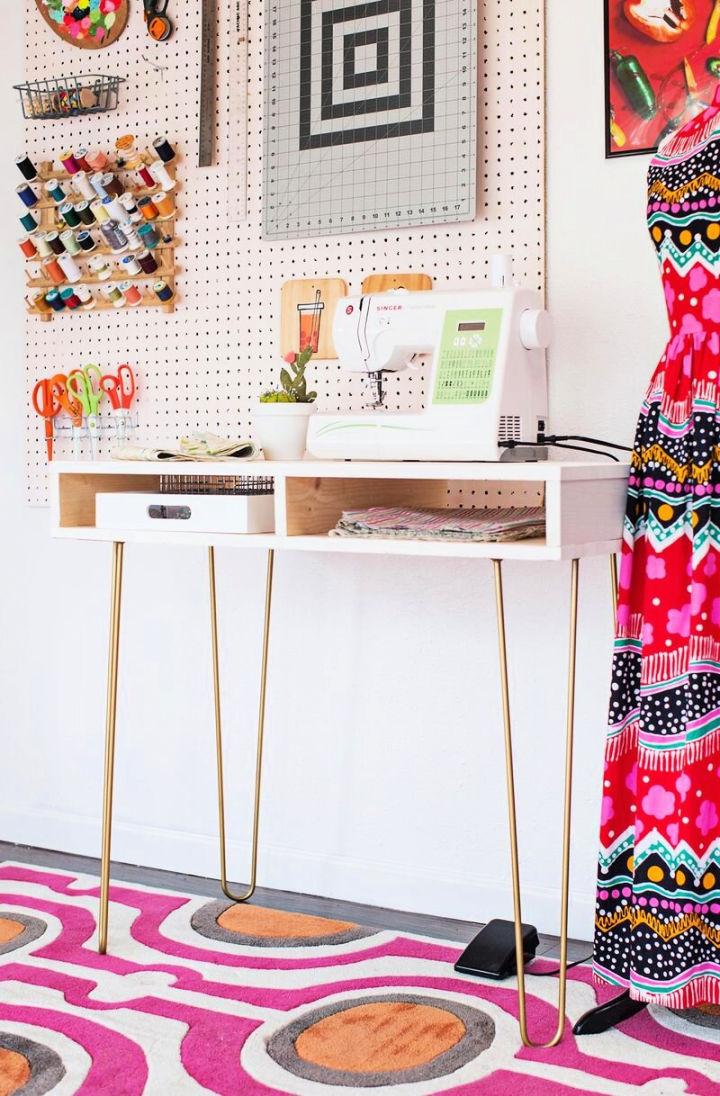 DIY Sewing Table for Under $34