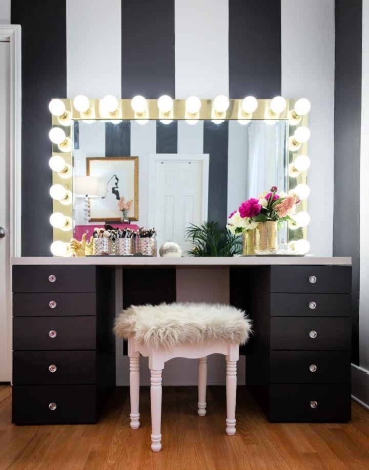 DIY Vanity Mirror Project