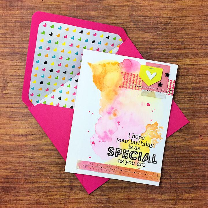 DIY Tie-Dye Greeting Cards