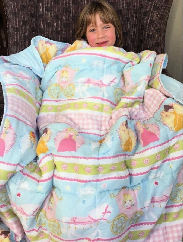 DIY Weighted Blanket for Sensory Seeker