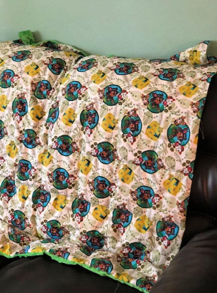 DIY Weighted Blanket for Toddlers