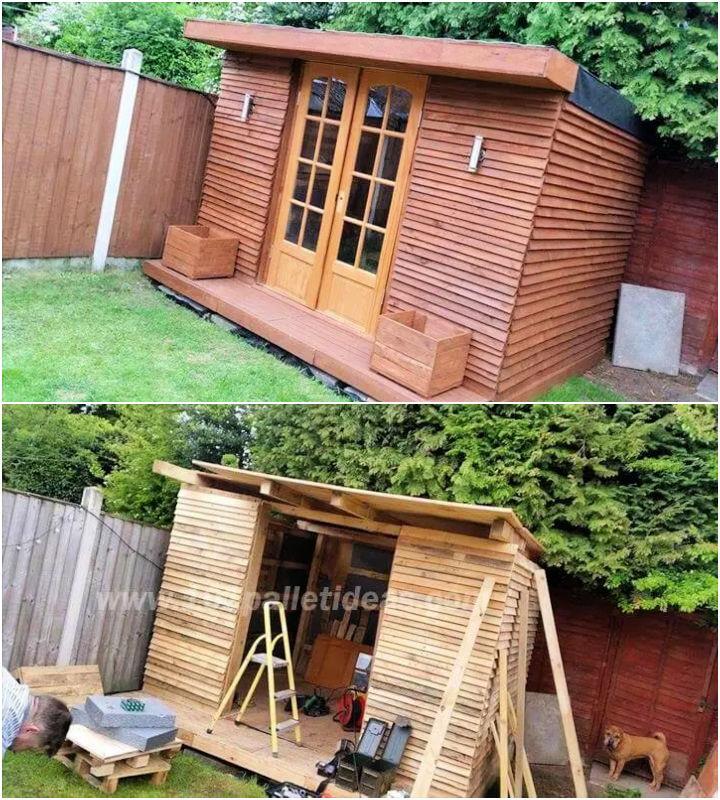 DIY Wood Pallets House