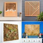25 Creative DIY Wood Wall Art Ideas and Decor