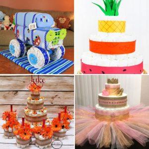 Diaper Cake Ideasunique diaper cake ideas for baby showers (girls & boys)