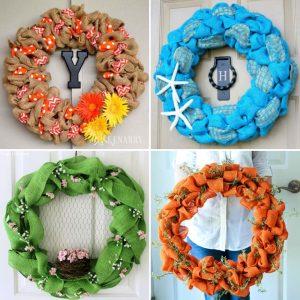 Easy DIY Burlap Wreath Ideas