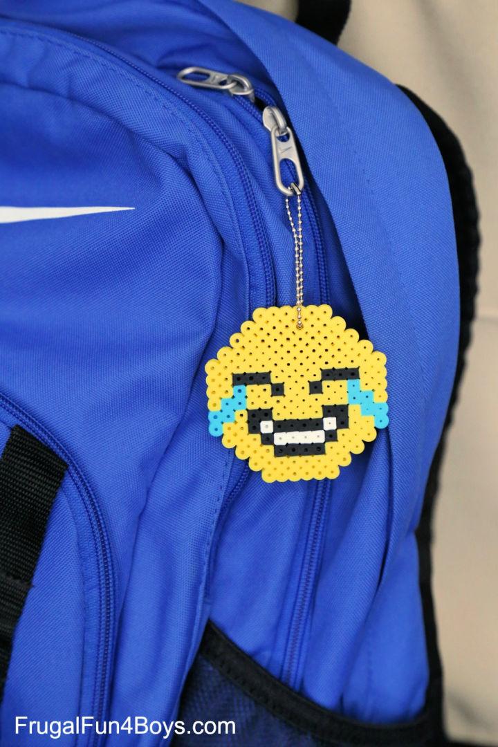 Emoji Perler Bead Keychains