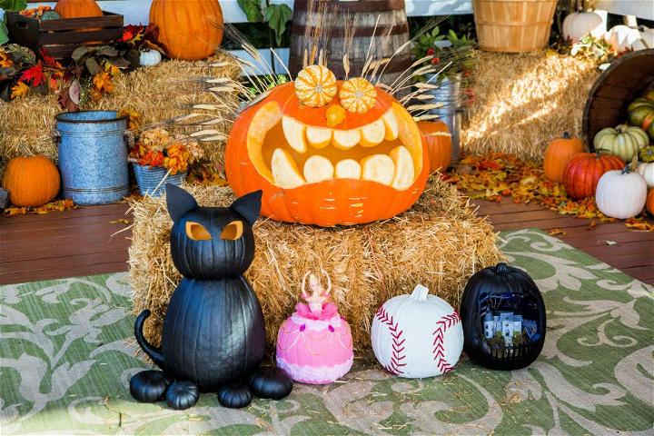 Family Pumpkin Carvings