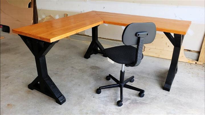 Farmhouse L Shaped Computer Desk