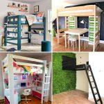 30 Free DIY Loft Bed Plans for Kids and Adults