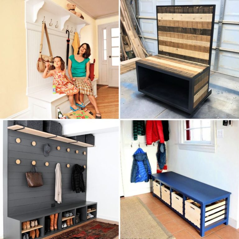Picture of 40 Free DIY Bench Plans (Simple Wood Bench Ideas)