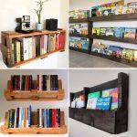 30 DIY Pallet Bookshelf Ideas / Wooden Pallet Bookshelves