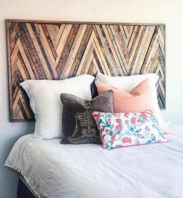 Headboard Using Pallets