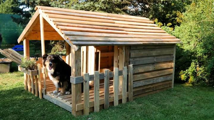 How To Make A Doghouse Out Of Pallets