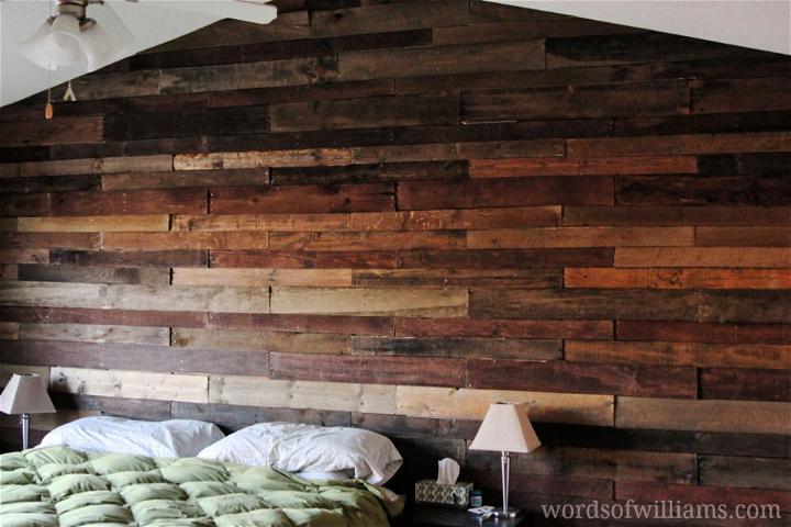 How To Make A Pallet Wall