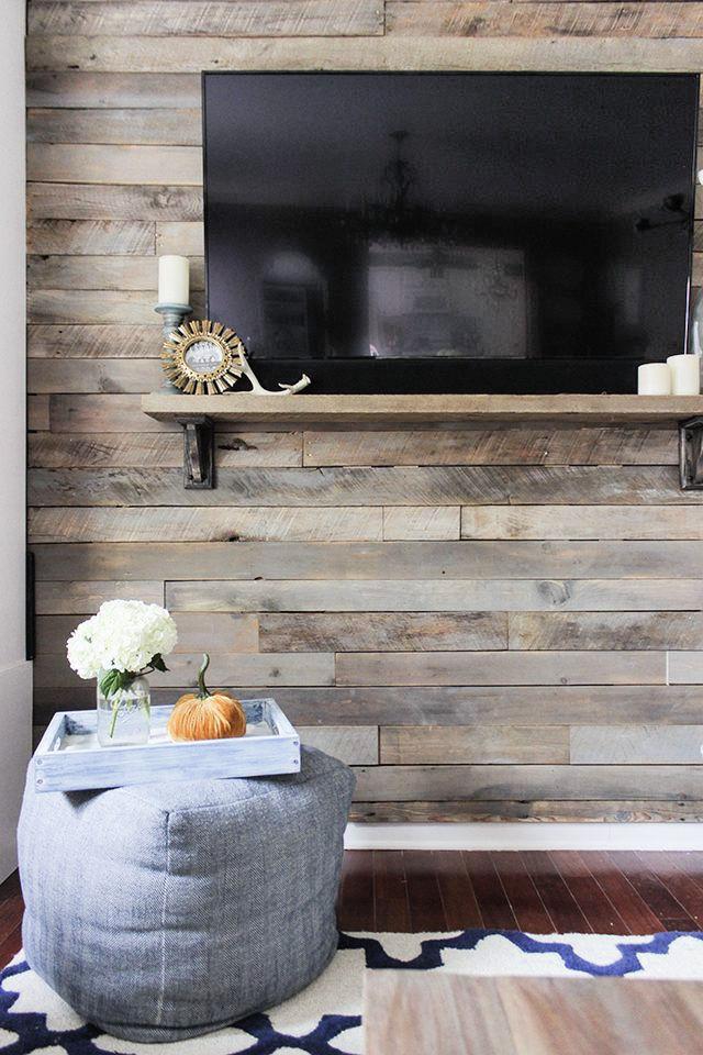 How To Make And Install A Pallet Wall