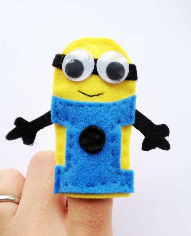 How To Make Minion Finger Puppets