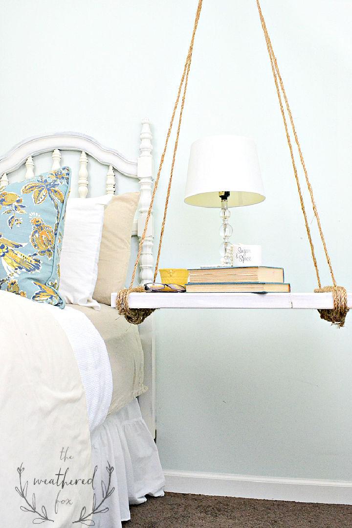 How to Make a Hanging Nightstand