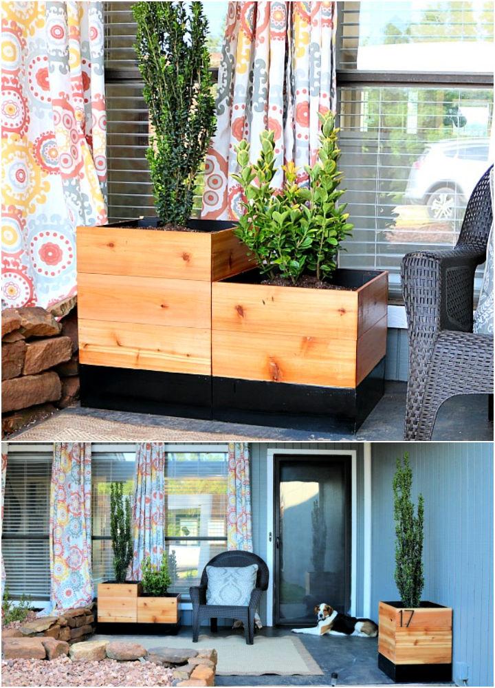 Large Cedar Planters for Cheap