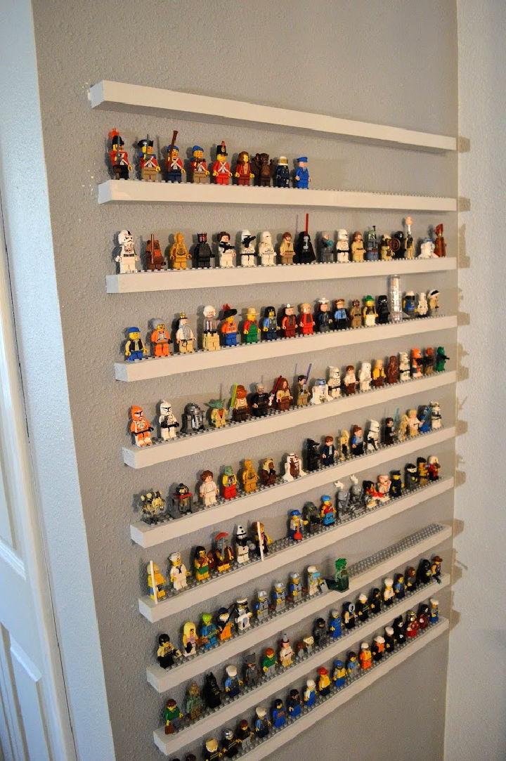 Lego Minifigure Storage Shelves