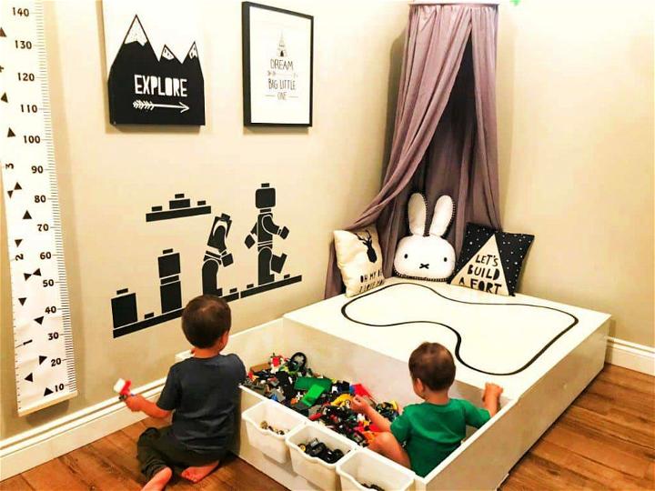 Lego Table with Huge Storage