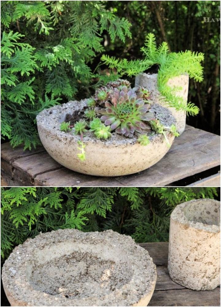 Lightweight Concrete Planter