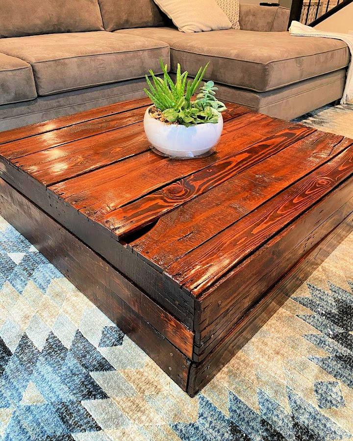 Living Room Pallet Coffee Table
