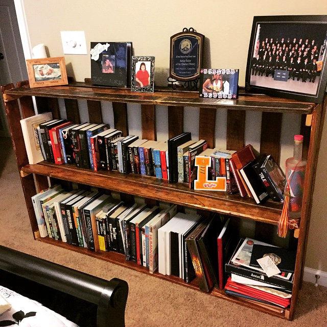 Long Pallet Bookcase