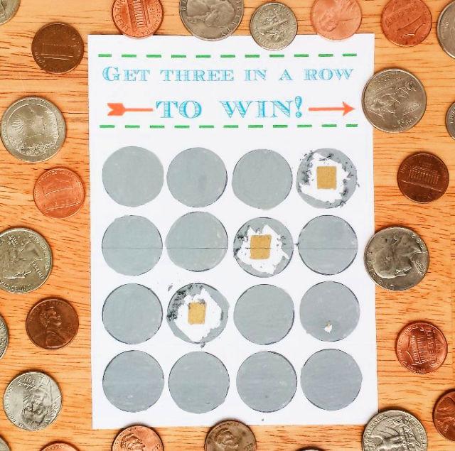 Make Your Own Scratch Off Card
