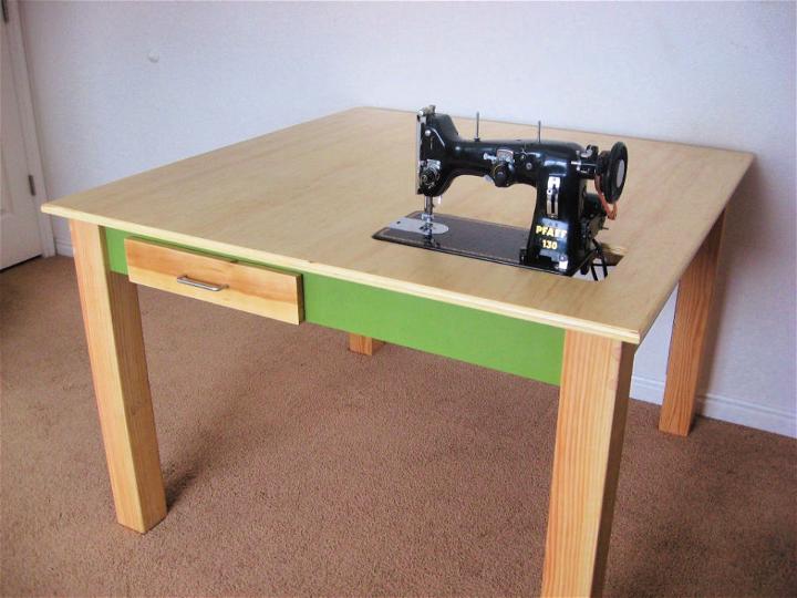 Make a Custom Sewing Table