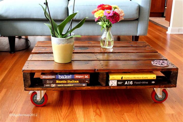 Making A Pallet Coffee Table