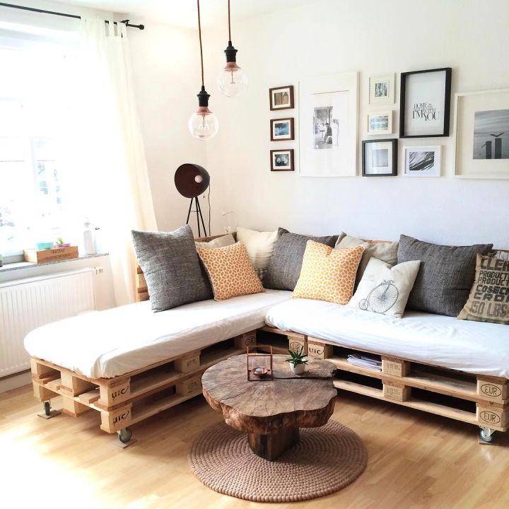 Indoor pallet hotsell couch cushions