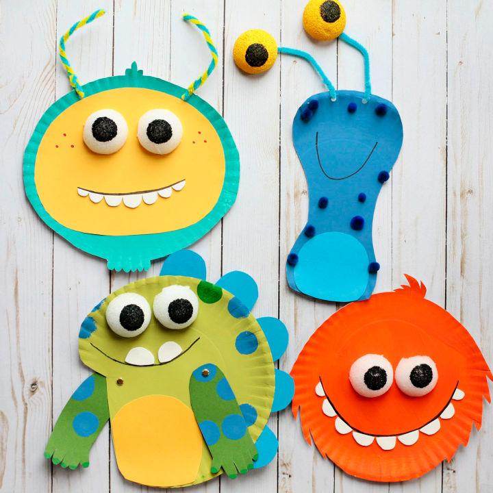 Monster Paper Plate Craft