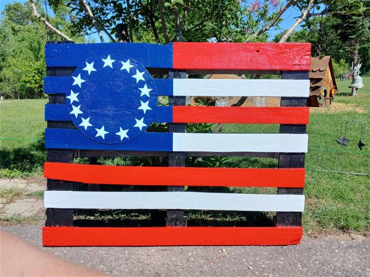 Pallet American Flag