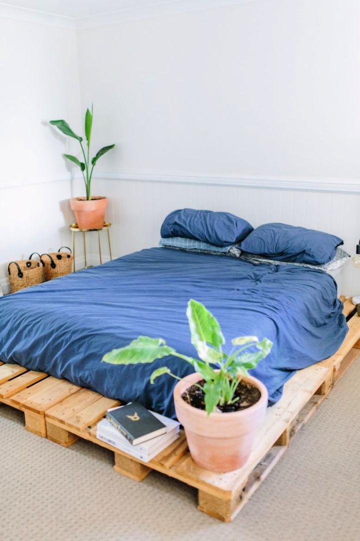 Pallet Bed Frame Update Your Bedroom