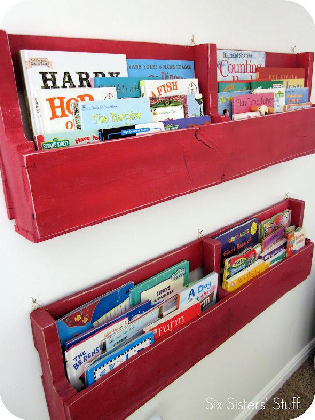 Pallet Bookshelves Instructions