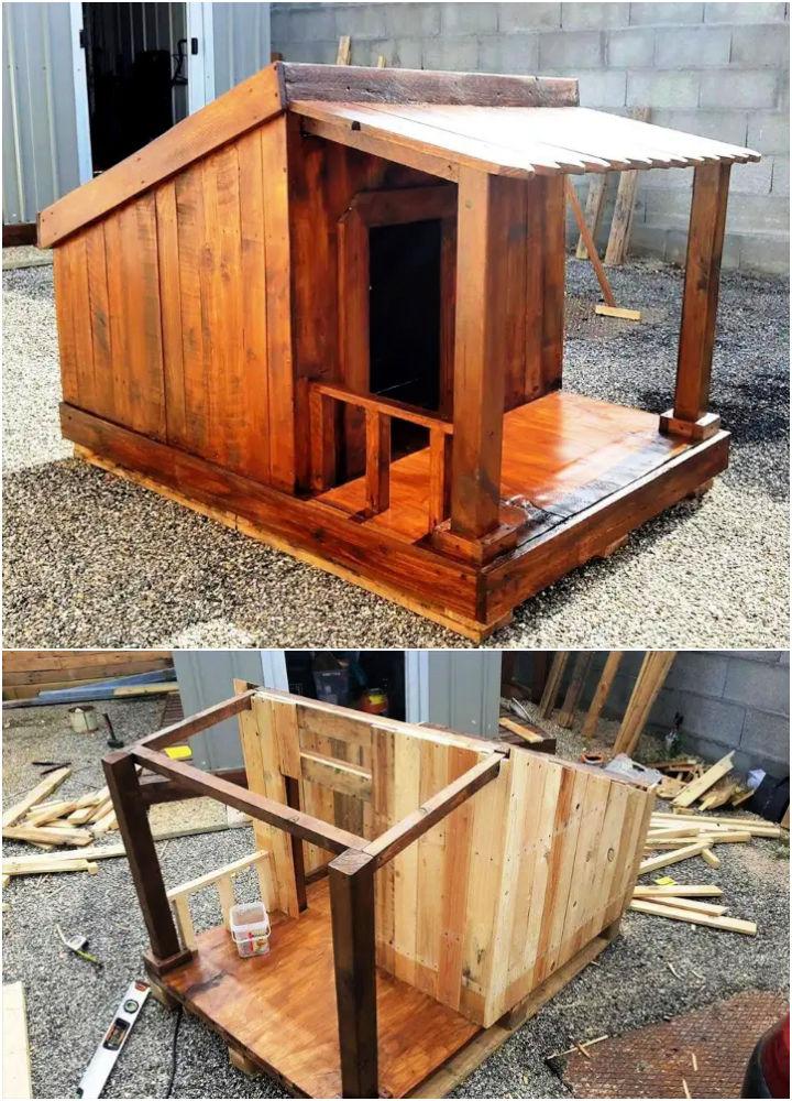 Pallet Dog House Step by Step Plan 1