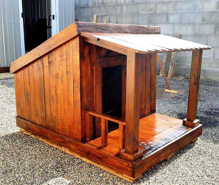 Pallet Dog House Step by Step Plan