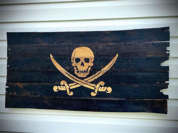 Pallet Jolly Roger Flag