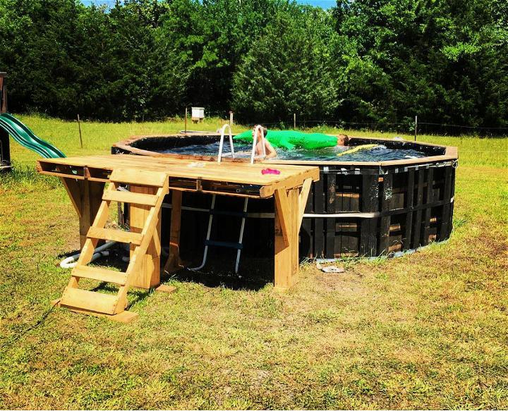 Pallet Pool With Pallet Deck